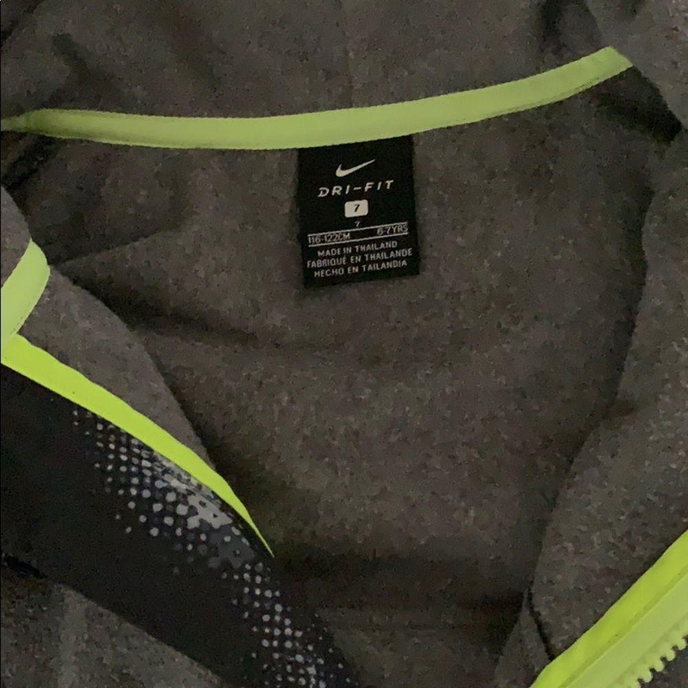 Nike Dri fit fleece zip up 7 - Picture 2 of 2